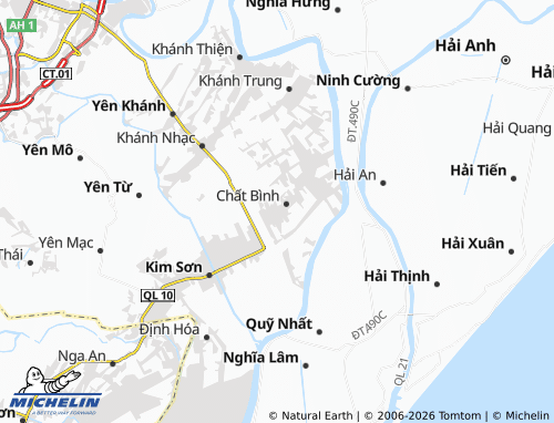 Mapa MICHELIN Hồi Ninh - ViaMichelin