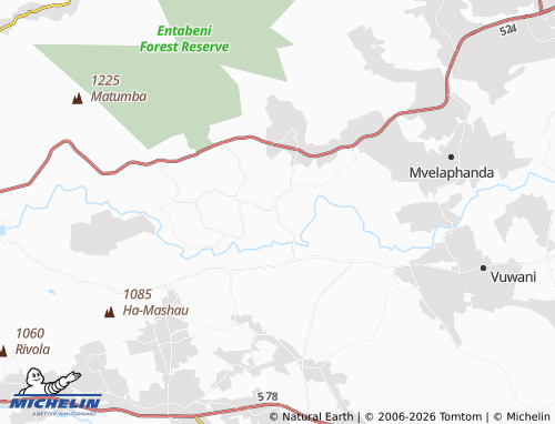 Mappa MICHELIN Levubu - ViaMichelin