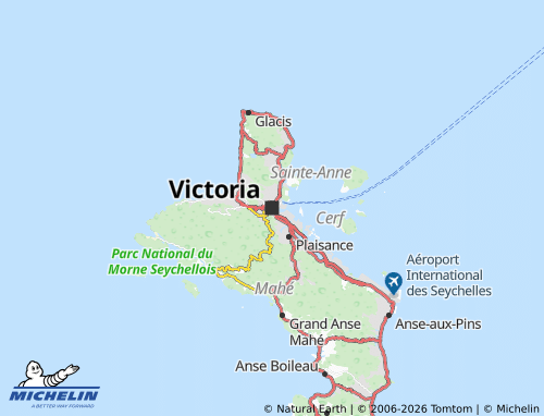 Mapa MICHELIN Victoria - ViaMichelin