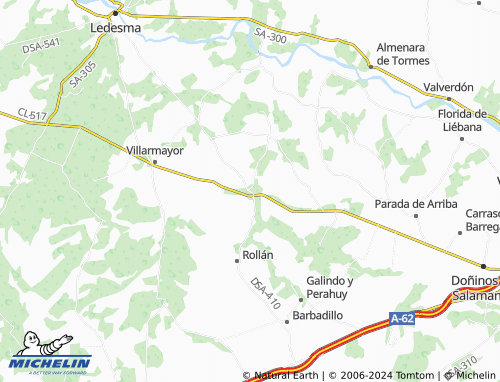 MICHELIN Golpejas map ViaMichelin