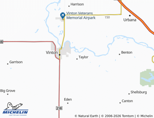 Mappa MICHELIN Taylor - ViaMichelin