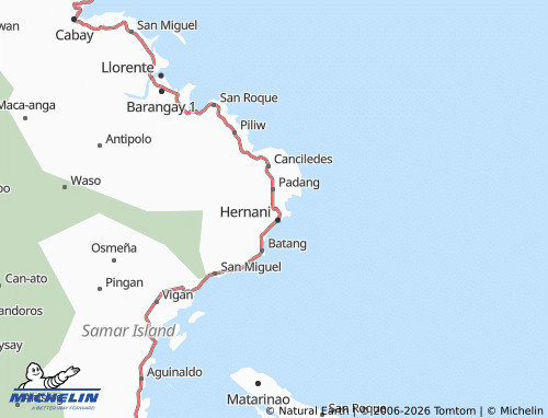 MICHELIN Barangay 1 map - ViaMichelin