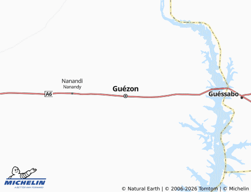 MICHELIN-Landkarte Guézon - ViaMichelin