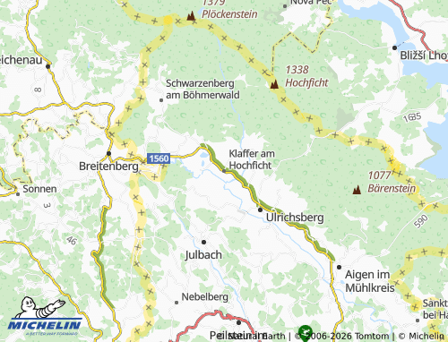 MICHELIN Klaffer am Hochficht map - ViaMichelin