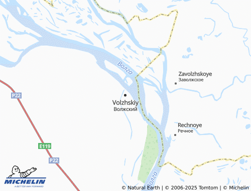 MICHELIN-Landkarte Volzhskiy - ViaMichelin