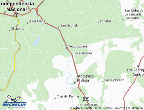 MICHELIN-Landkarte Los Galvanés - ViaMichelin