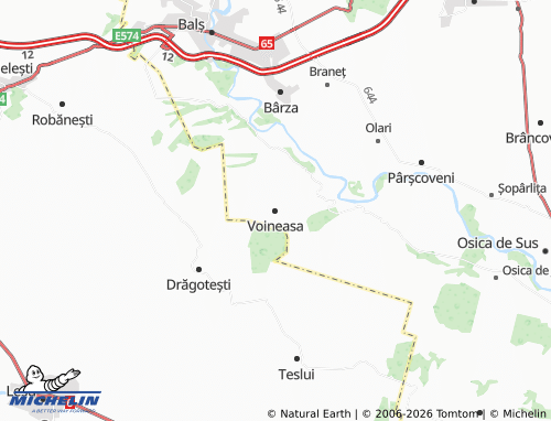 Mapa MICHELIN Voineasa - ViaMichelin