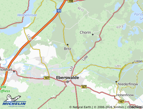 MICHELIN Kolonie Britz map - ViaMichelin