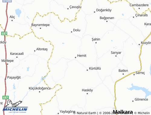 Mapa MICHELIN Hemit - ViaMichelin