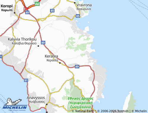 Mapa MICHELIN Rountzeri Lemprou - ViaMichelin