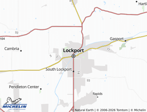 Mappa MICHELIN Lockport - ViaMichelin