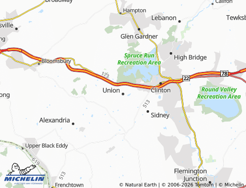 Carte MICHELIN Union - ViaMichelin