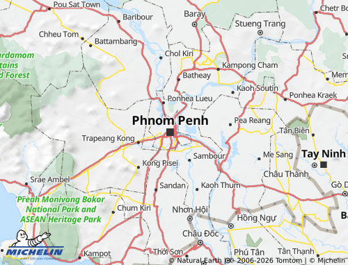 Mappa MICHELIN Prampir Meakkara - ViaMichelin