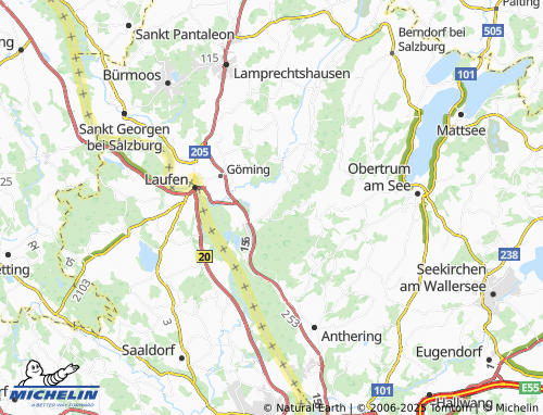 MICHELIN-Landkarte Schlössl - ViaMichelin