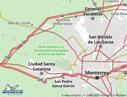 Mappa MICHELIN Cumbres Providencia - ViaMichelin