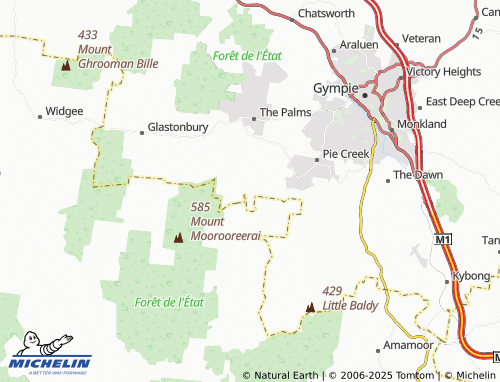 MICHELIN Marys Creek map - ViaMichelin