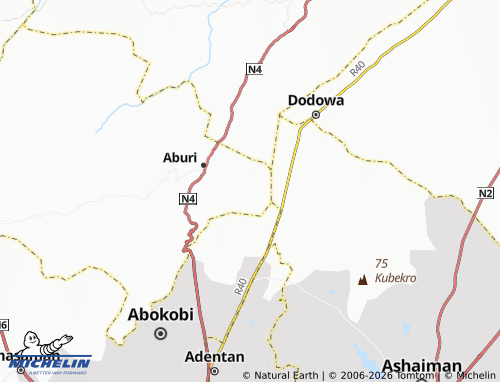 Mappa MICHELIN Adamrobe - ViaMichelin