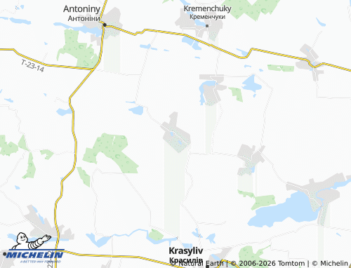 Carte MICHELIN Kulchynky - ViaMichelin
