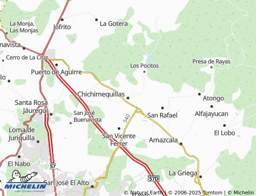 MICHELIN Chichimequillas map - ViaMichelin