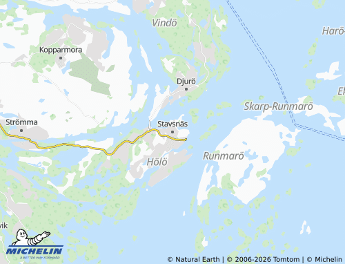 Mappa MICHELIN Stavsnäs - ViaMichelin