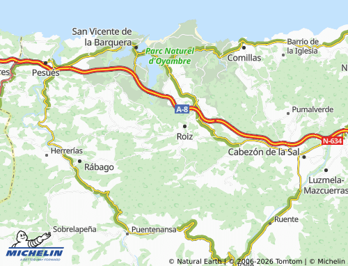 Mapa MICHELIN Villanueva de Labarces - ViaMichelin