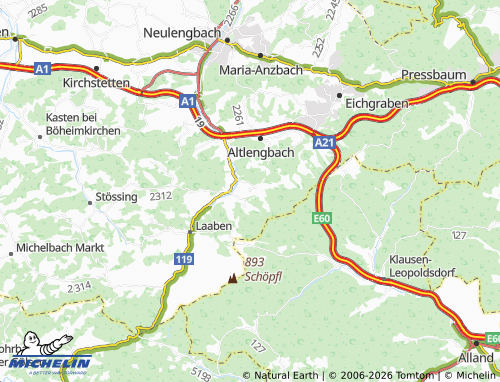 Mapa MICHELIN Schoderleh - ViaMichelin