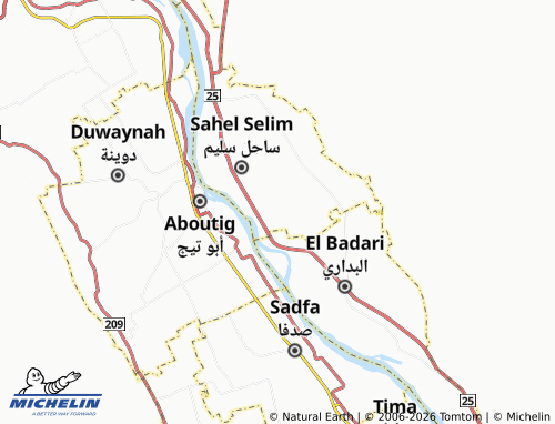 Carte MICHELIN al-'Afadirah - ViaMichelin
