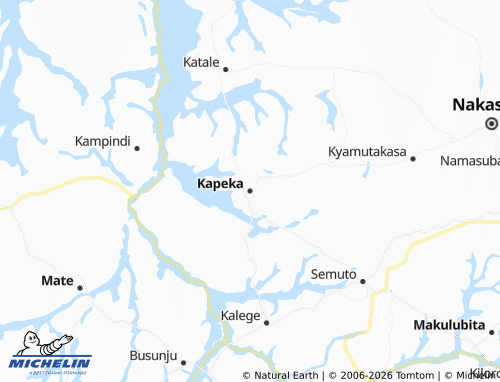 Mapa MICHELIN Kapeka - ViaMichelin