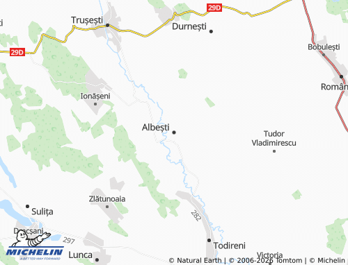 MICHELIN Albești map - ViaMichelin