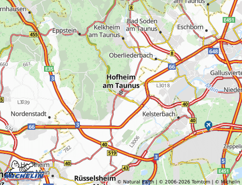 MICHELIN Hofheim am Taunus map - ViaMichelin