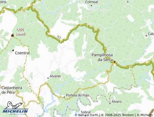 Mappa MICHELIN Telhada - ViaMichelin