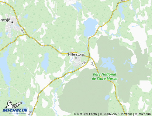 MICHELIN-Landkarte Hillerstorp - ViaMichelin