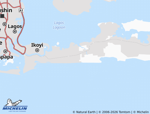 MICHELIN Igboefon map - ViaMichelin
