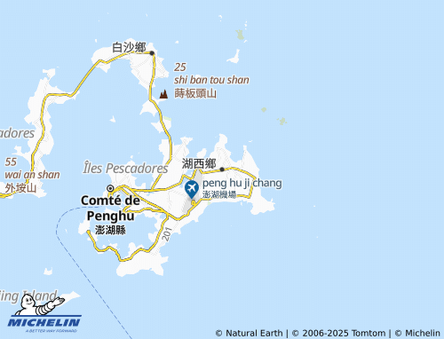 MICHELIN Huxi Township map - ViaMichelin