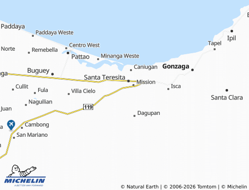 MICHELIN Aridawen map - ViaMichelin