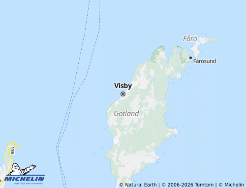 Carte MICHELIN Gotland - ViaMichelin