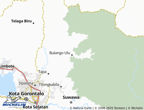 MICHELIN Bulango Ulu map - ViaMichelin
