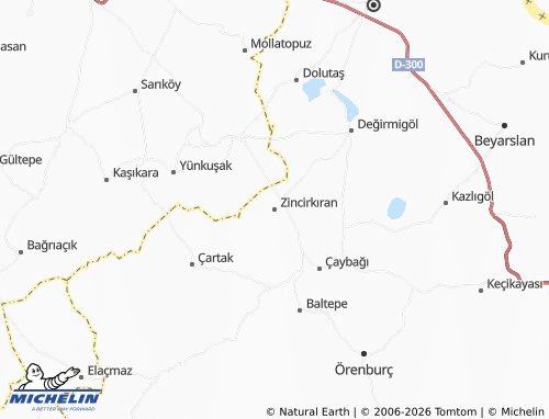 MICHELIN Zincirkıran map - ViaMichelin