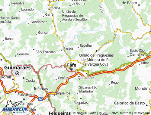 MICHELIN Carvalhinho map - ViaMichelin