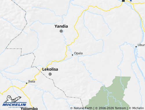 MICHELIN Opala map - ViaMichelin