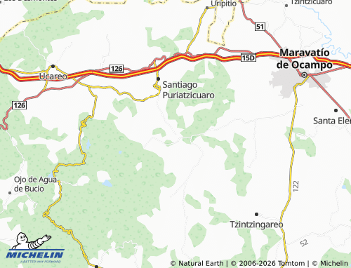 Mapa MICHELIN Agua Rosada - ViaMichelin