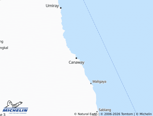 MICHELIN Canaway map - ViaMichelin