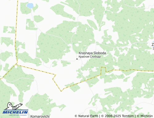 MICHELIN Krasnaya Sloboda map - ViaMichelin