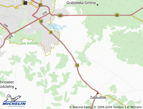 MICHELIN-Landkarte Protasy - ViaMichelin