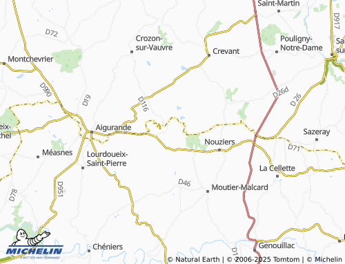 MICHELIN-Landkarte Le Grand Pommier - ViaMichelin