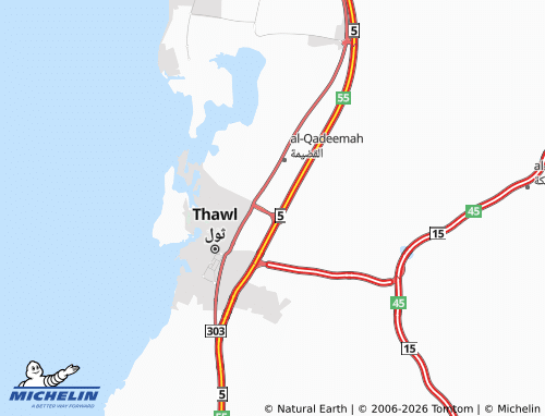 MICHELIN-Landkarte al-Muwaleed - ViaMichelin