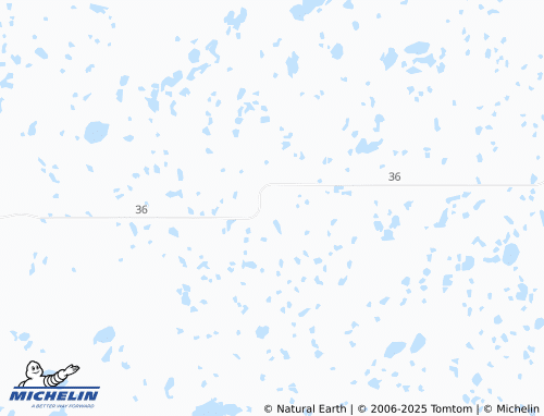 MICHELIN-Landkarte Woodworth - ViaMichelin