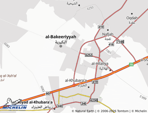 MICHELIN-Landkarte al-'Amal - ViaMichelin