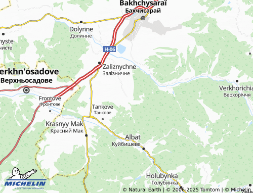 MICHELIN Bilokamiane map - ViaMichelin