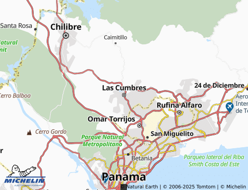 Mapa MICHELIN Las Cumbres - ViaMichelin